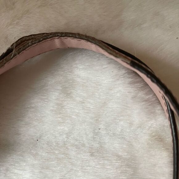 Michael Kors  Carry all tote leather Blossom Pink perforated gold tone laid over - Picture 14 of 16